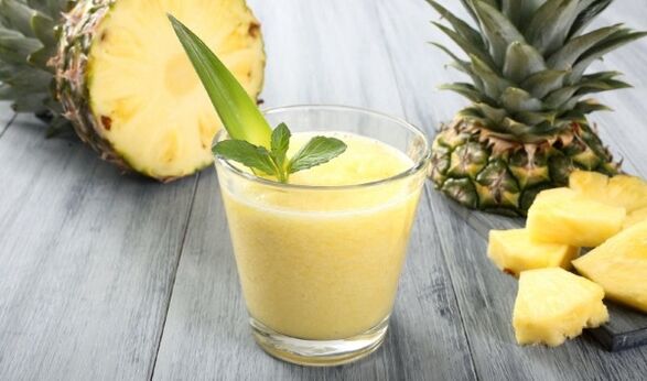 Ang ginger-pineapple smoothie epektibo nga naglimpyo sa lawas sa mga hilo